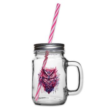 Art du hibou - Bocal à boisson - transparent - Droite