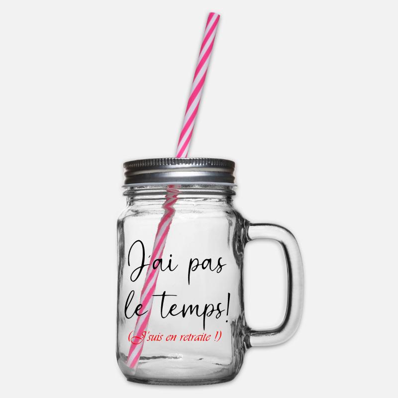 Vive la retraite - Bocal à boisson - transparent