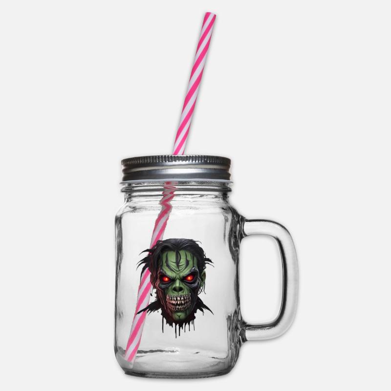 halloween zombie - Bocal à boisson - transparent