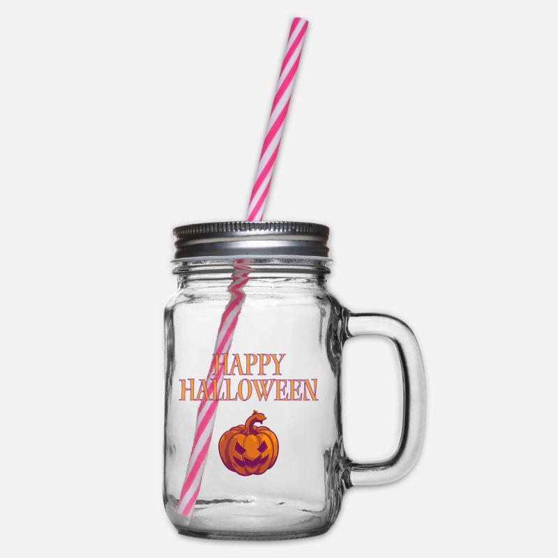 Joyeux halloween - Bocal à boisson - transparent