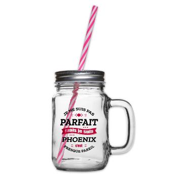 PHOENIX PARFAIT - PRENOM PHOENIX - Bocal à boisson - transparent - Droite