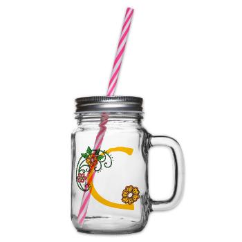 Blume30 C - Glass jar with handle and screw cap - clear - Right