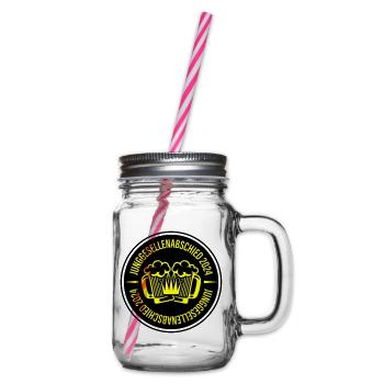Junggesellenabschied 2024 Bier - Henkelglas mit Schraubdeckel - Klar - Rechts