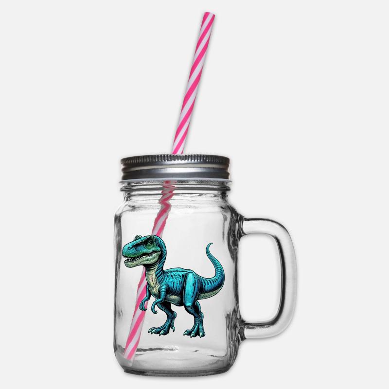 Dinosaure - Bocal à boisson - transparent