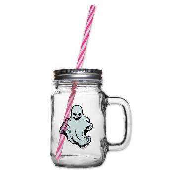 Der Geist - the ghost - Henkelglas mit Schraubdeckel - Klar - Rechts