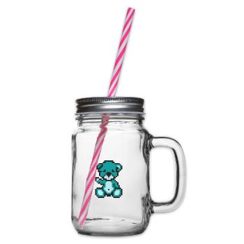Pixel Bear Alien - Bocal à boisson - transparent - Droite