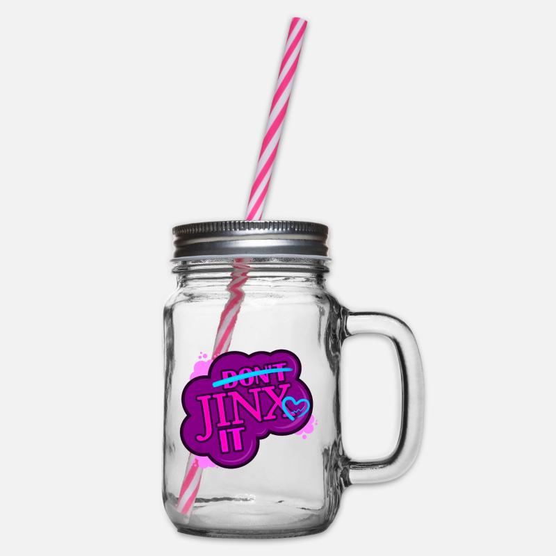 jinx it - Henkelglas mit Schraubdeckel - Klar