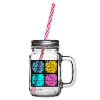 Style urbain Popart - Bocal à boisson - transparent - Droite