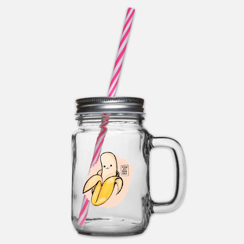 Juste une banane mignonne - Bocal à boisson - transparent