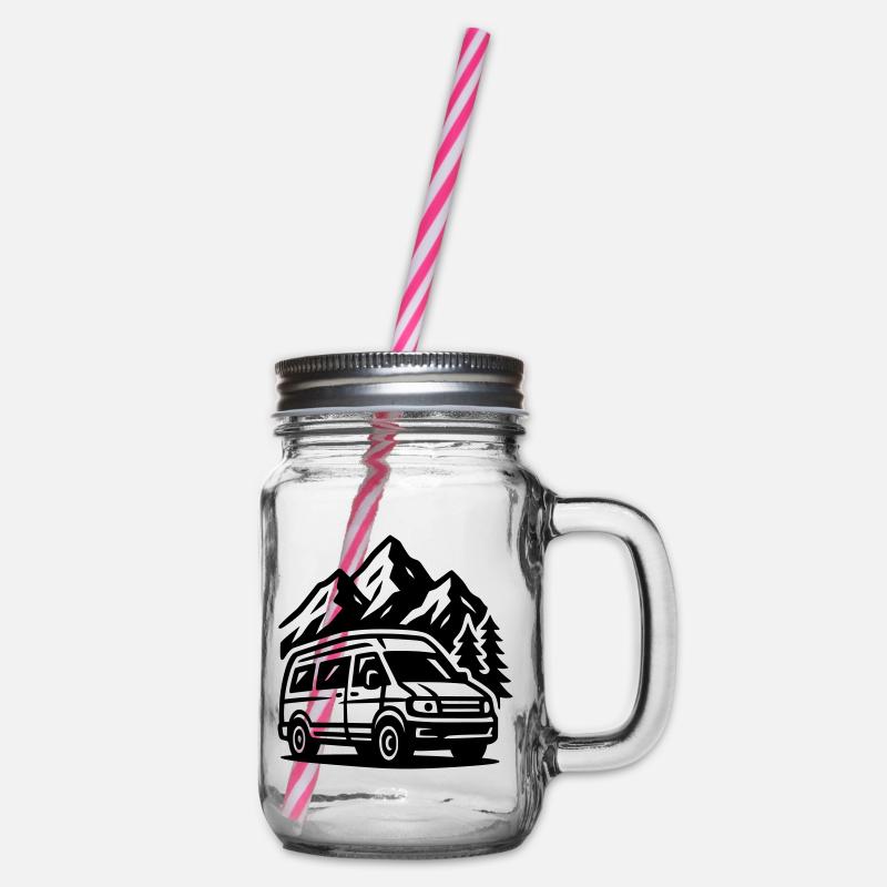 Vanlife - Bocal à boisson - transparent
