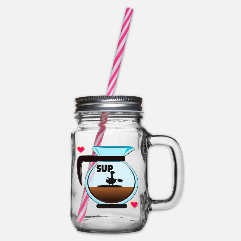 SUP GANS FILTERKAFFEE KAFFEE - Henkelglas mit Schraubdeckel - Klar