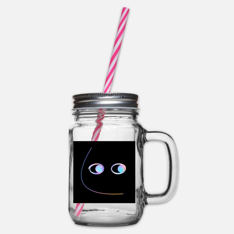 Side Eye_Neon - Bocal à boisson - transparent