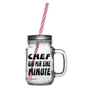 Chef - Henkelglas mit Schraubdeckel - Klar - Rechts