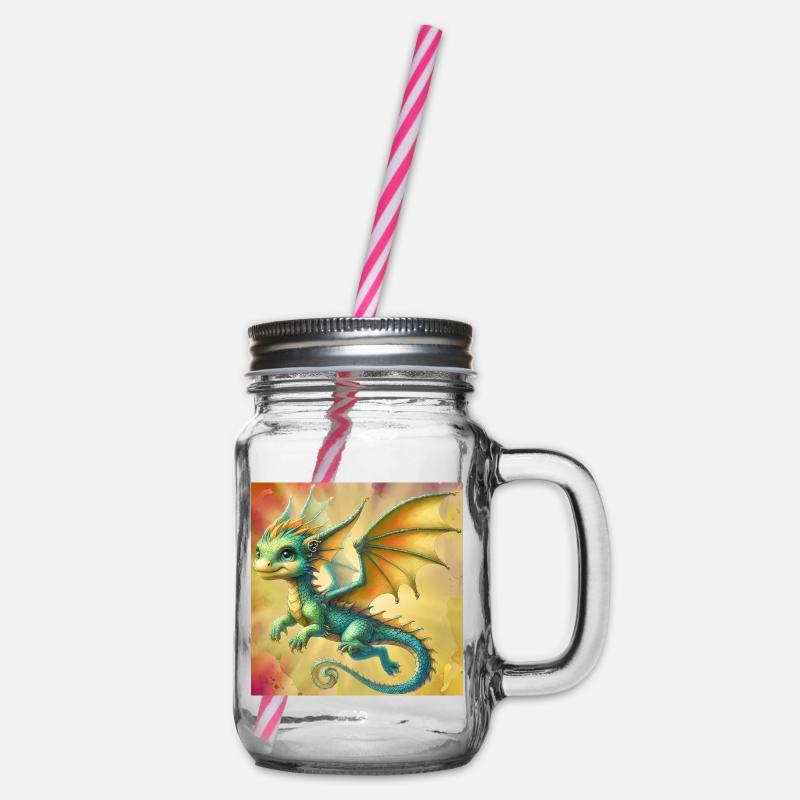 dragon - Bocal à boisson - transparent