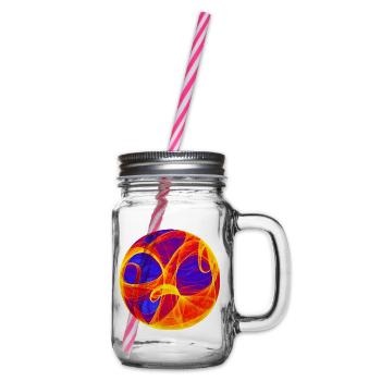 Lebensbaum Dreifaltigkeit - Henkelglas mit Schraubdeckel - Klar - Rechts