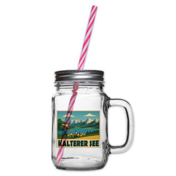 Kalterer See  - Henkelglas mit Schraubdeckel - Klar - Rechts