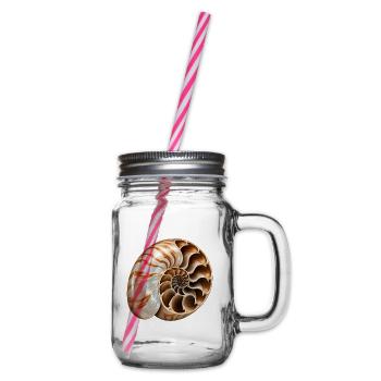 Unmöglicher Nautilus - Henkelglas mit Schraubdeckel - Klar - Rechts