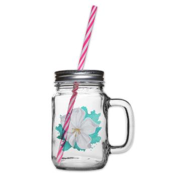 Magische Mandelblüte - Sonja von Staden - Henkelglas mit Schraubdeckel - Klar - Rechts