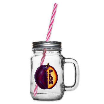 PLUM – Fruchtkunst - Henkelglas mit Schraubdeckel - Klar - Rechts