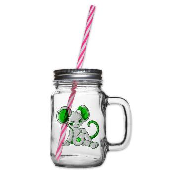 Lyra (Bella Donna‘s wicked world) - Henkelglas mit Schraubdeckel - Klar - Rechts