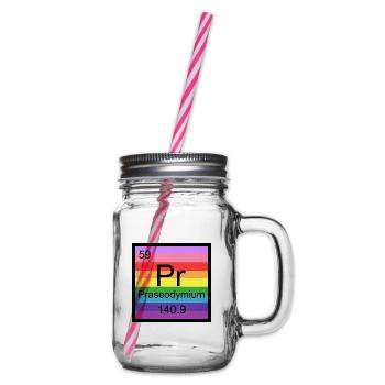 Praseodymium Pride - Henkelglas mit Schraubdeckel - Klar - Rechts