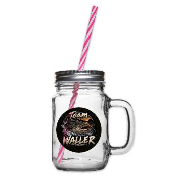 Team Waller - Henkelglas mit Schraubdeckel - Klar - Rechts