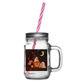 The Cozy Haunting - Henkelglas mit Schraubdeckel - Klar - Rechts