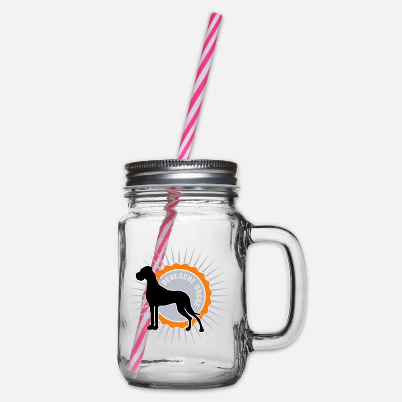Dogue allemand scénario stellaire - Bocal à boisson - transparent