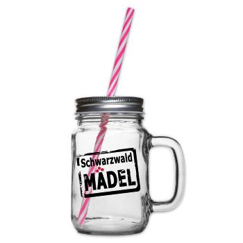 Schwarzwaldmädel - Henkelglas mit Schraubdeckel - Klar - Rechts