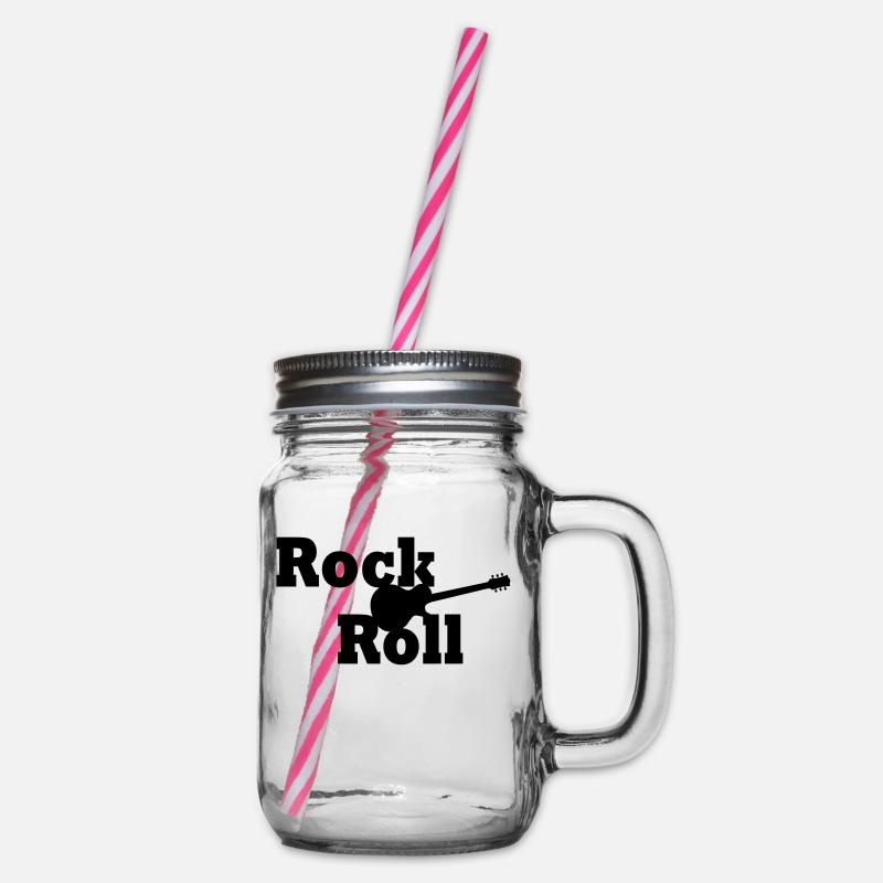 Rock and roll - Bocal à boisson - transparent