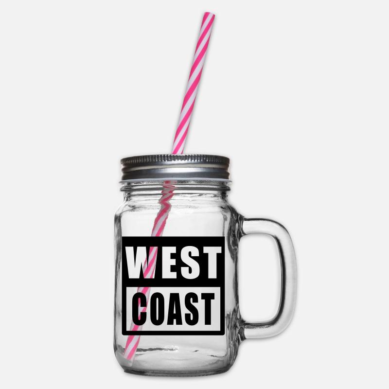 West Coast Design Hip Hop - Bocal à boisson - transparent