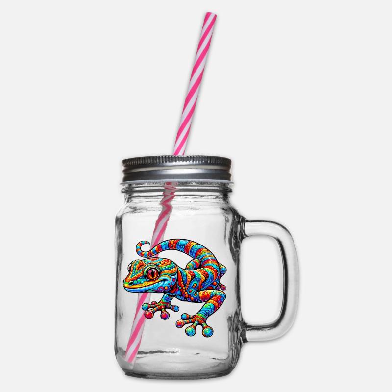 Gecko - Bocal à boisson - transparent
