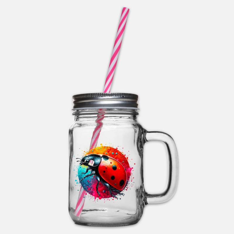 Coccinelle - Bocal à boisson - transparent
