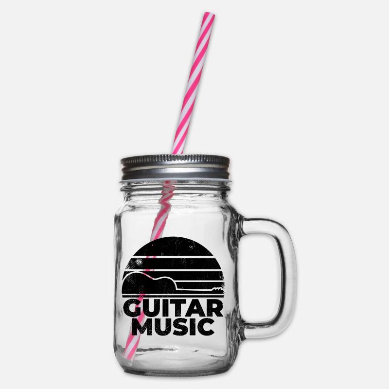 Guitare - Bocal à boisson - transparent