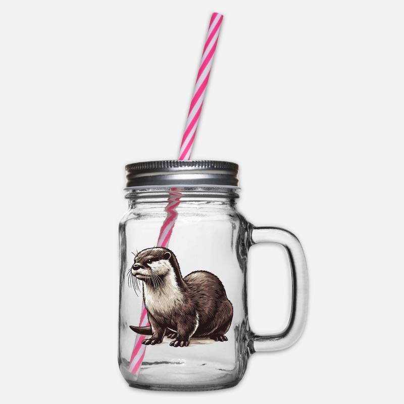 Loutre - Bocal à boisson - transparent