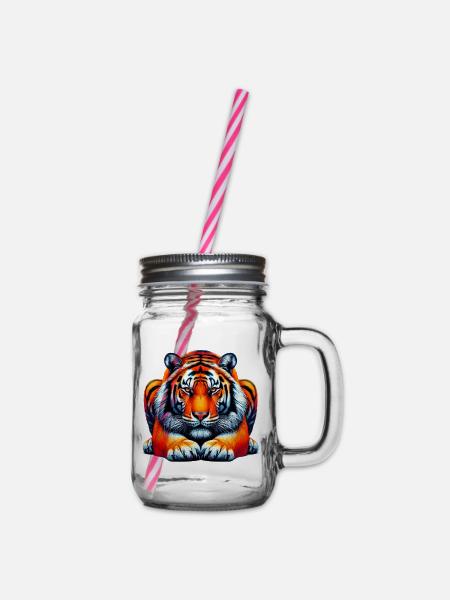 Tigre - Bocal à boisson - transparent