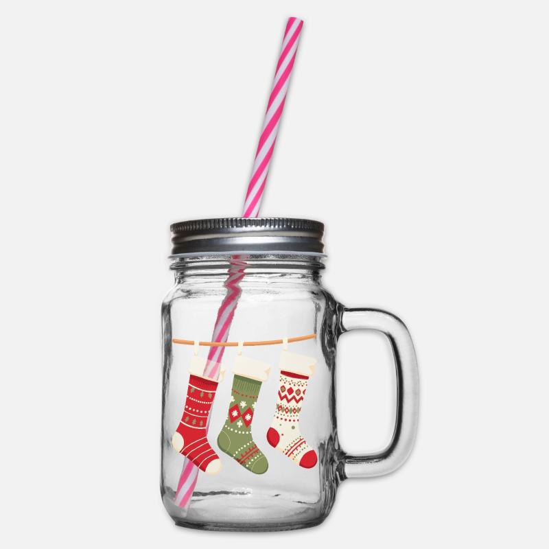 Modèle de Noël des Trois Bas, - Bocal à boisson - transparent