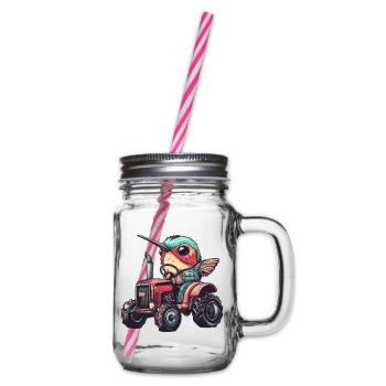 Hummingbird Bird Tractor Farmer - Bocal à boisson - transparent - Droite