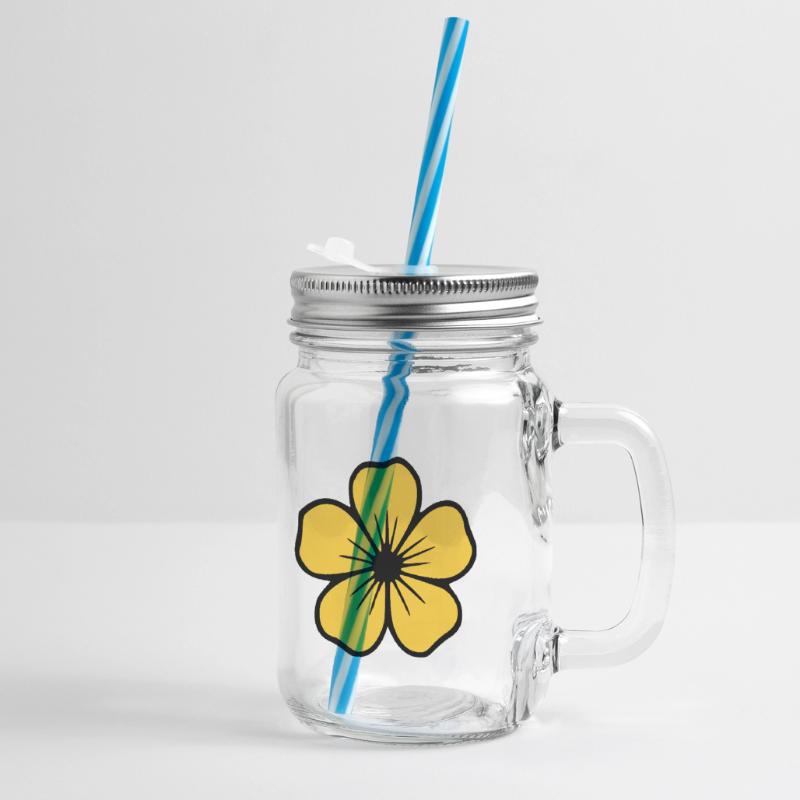 Muttertags Geschenk Mutter Muttertag Geschenkidee  Henkelglas mit Schraubdeckel