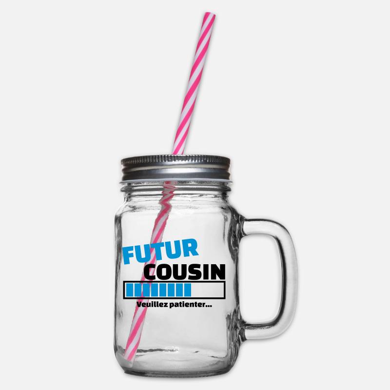 futur cousin - Bocal à boisson - transparent