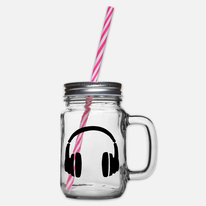 DJ Casque - Bocal à boisson - transparent
