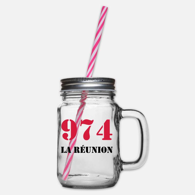 974 La Réunion - Bocal à boisson - transparent