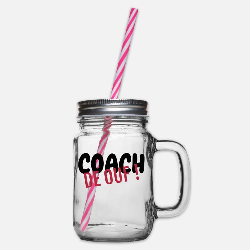 Coach / Coaching / Entraineur / Sport - Bocal à boisson - transparent