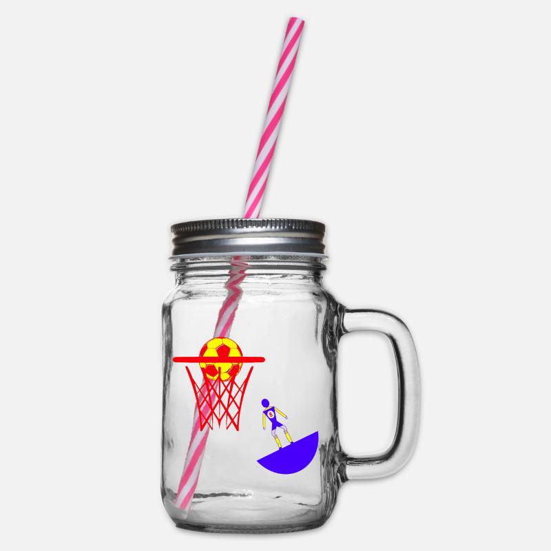Panier de basket-ball Subbuteo - Bocal à boisson - transparent