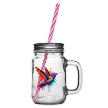 Kolibri - Henkelglas mit Schraubdeckel - Klar - Rechts