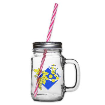 Logo revisité la Marne - Bocal à boisson - transparent - Droite