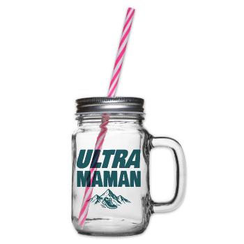 Ultra Maman Trail - Henkelglas mit Schraubdeckel - Klar - Rechts