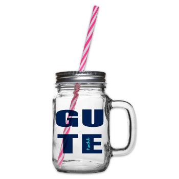 Gute Nacht - Henkelglas mit Schraubdeckel - Klar - Rechts