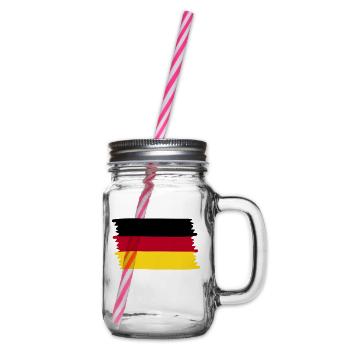Deutschland - Henkelglas mit Schraubdeckel - Klar - Rechts