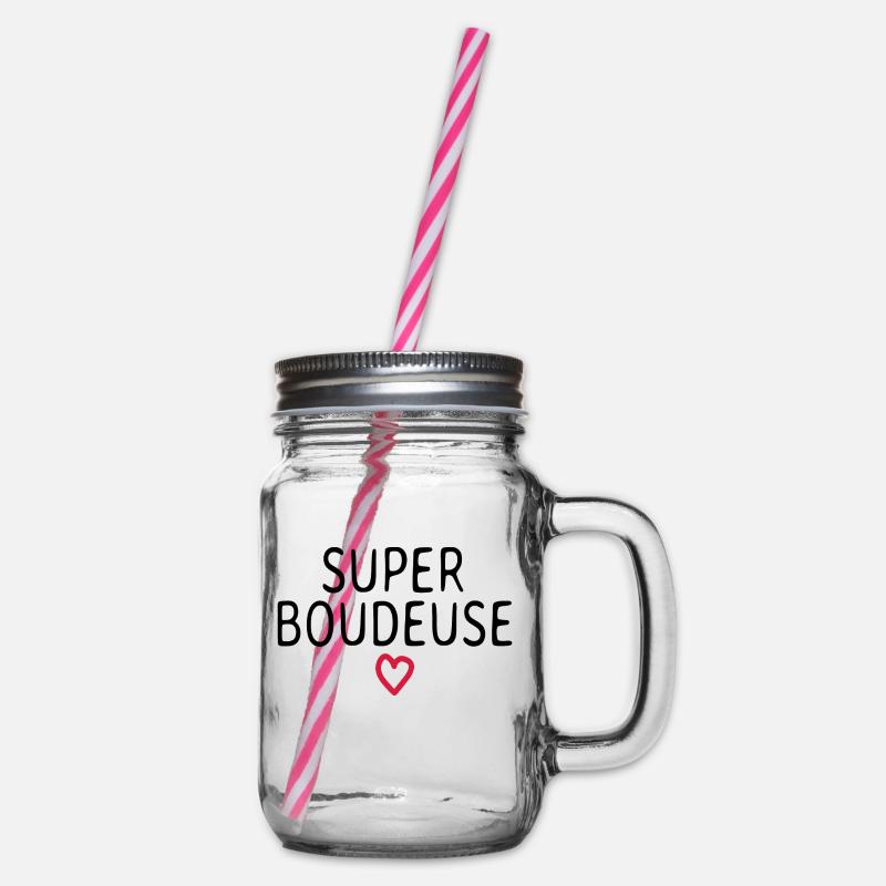 Super boudeuse - Bocal à boisson - transparent